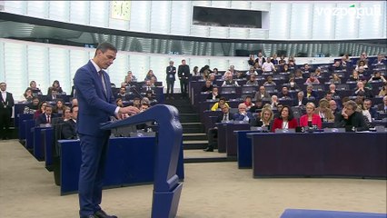 Sánchez se dirige a Puigdemont en el Parlamento Europeo: "La amnistía es un paso en la buena dirección"