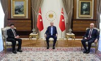 Cumhurbaşkanı Erdoğan, Libya Temsilciler Meclisi Başkanı Akile Salih İsa'yı kabul etti