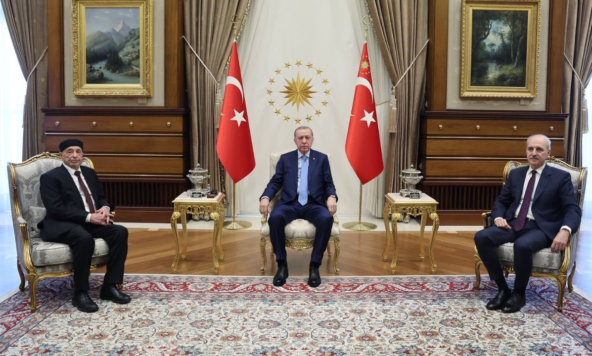 Cumhurbaşkanı Erdoğan, Libya Temsilciler Meclisi Başkanı Akile Salih İsa'yı kabul etti