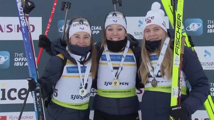 Le replay du sprint dames à Sjusjoen - Biathlon - IBU Cup