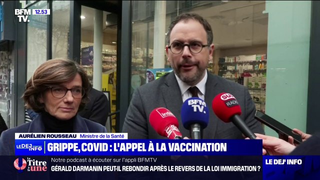Il faut un rebond de la vaccination contre la grippe et le Covid-19, alerte Aurélien Rousseau, ministre de la Santé