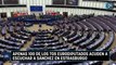 Apenas 100 de los 705 eurodiputados acuden a escuchar a Sánchez en Estrasburgo