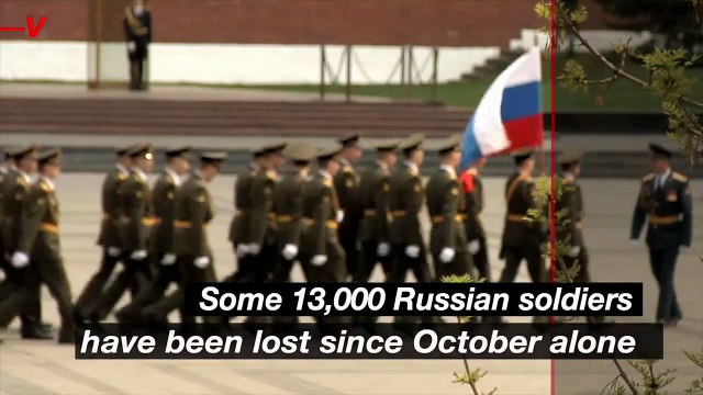 Intelligence Report Indicates Russia Has Lost 13,000 Soldiers Since October