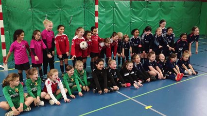 U8/U9 filles en salle