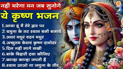 नॉनस्टॉप :- कृष्ण जी मधुर भजनों का आनंद अवश्य लें | Shree Radha Krishna Bhajan | 2024 Special Bhajan