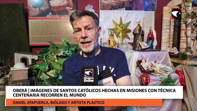 Oberá | Imágenes de santos católicos hechas en Misiones con técnica centenaria recorren el mundo