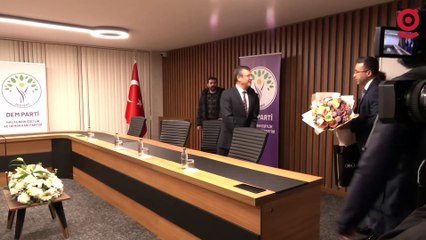 CHP lideri Özgür Özel’in DEM Parti ziyareti başladı: Yerel seçim de masada