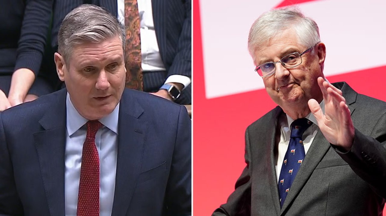 Keir Starmer pays tribute to Mark Drakeford: ‘Titan of Welsh politics’