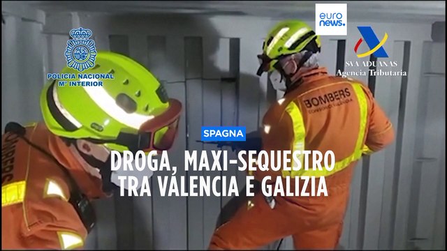 Undici tonnellate di cocaina sequestrate a Valencia e in Galizia