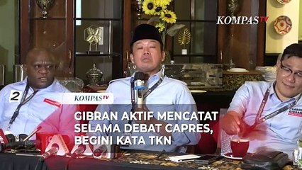 Gibran Aktif Mencatat Selama Debat Capres, Ini Penjelasan TKN