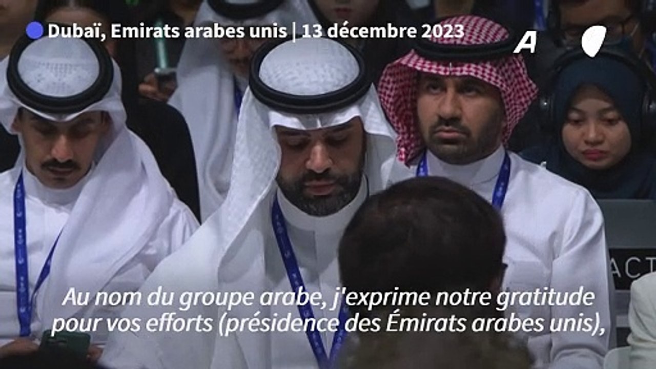 COP28: l'Arabie saoudite exprime sa "gratitude" après l'accord aux Emirats