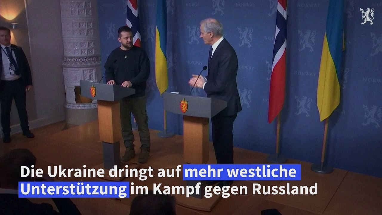 Selenskyj: 'Ohne Hilfe können wir nicht gewinnen'