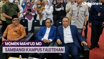 Pagi Ini, Mahfud MD Sambangi Kampus Universitas Faletehan di Banten