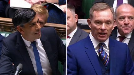 Rishi Sunak labelled as ‘desperate’ and more unpopular than Boris Johnson in PMQs clash