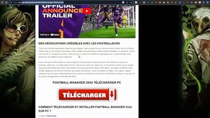 Football Manager 2024 Télécharger Jeu PC