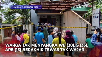Geger Sekeluarga Tewas di Malang, Tetangga Ungkap Kehidupan Sebelum Meninggal
