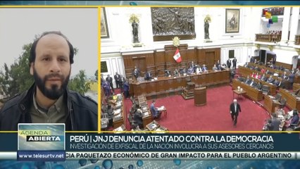 Junta Nacional de Justicia de Perú denuncia atentado contra la democracia
