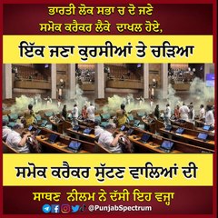 2 visitors breach Lok Sabha security