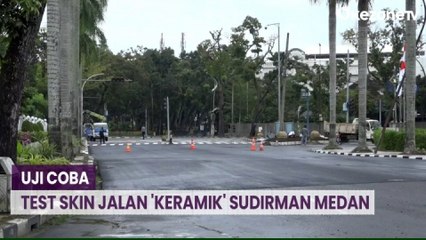 'Jalan Keramik' Sudirman Segera Dibuka, Pemkot Medan Tambah Sejumlah Marka
