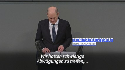 Scholz zum Haushalt 2024: "Ein guter demokratischer Kompromiss"