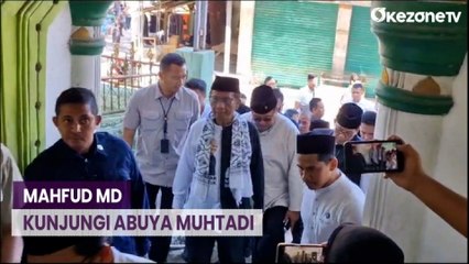 Mahfud MD Kunjungi Abuya Muhtadi, Disambut Hangat Santri dan Warga