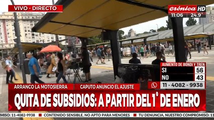 Quita de subsidios al transporte: ¿qué opina la gente en la calle?