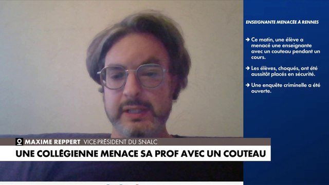 Maxime Reppert : «Les enseignants doivent faire face de plus en plus aux agressions verbales ou physiques d’élèves et de parents d’élèves»