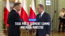 Le nouveau Premier ministre Donald Tusk prend les rênes de la Pologne