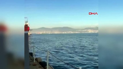 Kocaeli'deki tersanede yüzer havuz böyle battı