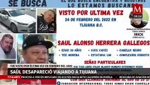 Desaparición de Saúl Alonso Herrera Gallegos en Tijuana