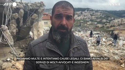 Gerusalemme,  demolita casa palestinese