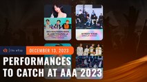 From collaborations to special stages, here are the confirmed performances for AAA 2023