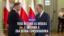 Donald Tusk tomou posse como primeiro-ministro da Polónia