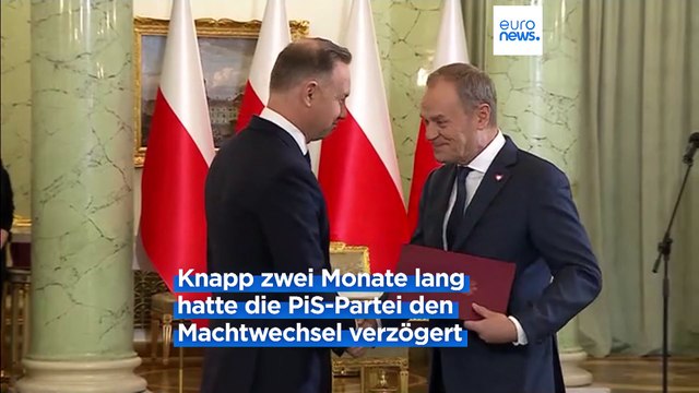 Neue polnische Regierung vereidigt: Tusk will Polen zum Anführer innerhalb der EU machen