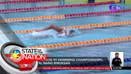NCAA Season 99 Swimming Championships, opisyal nang binuksan | SONA