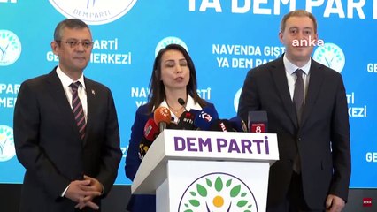 DEM Eş Genel Başkanı Hatimoğulları'ndan Özel'e: CHP'nin Eş Başkanı diyesim geldi