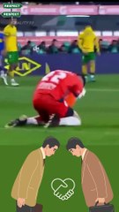 respect moments in football 100% ❤#shorts #football