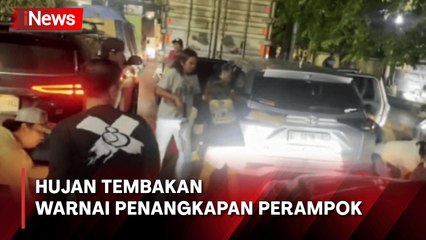 Detik-Detik 5 Perampok Bersenjata Api Ditangkap, Polisi Lepaskan Tembakan