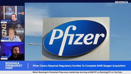 下载视频: Pfizer Clears Required Regulatory Hurdles To Complete $43B Seagen Acquisition: What Investors Need To Know