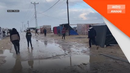 Hujan lebat cetus kebimbangan penduduk Gaza