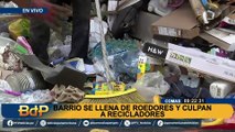 Comas: recicladores con problemas mentales conviven con roedores y causan preocupación a los vecinos