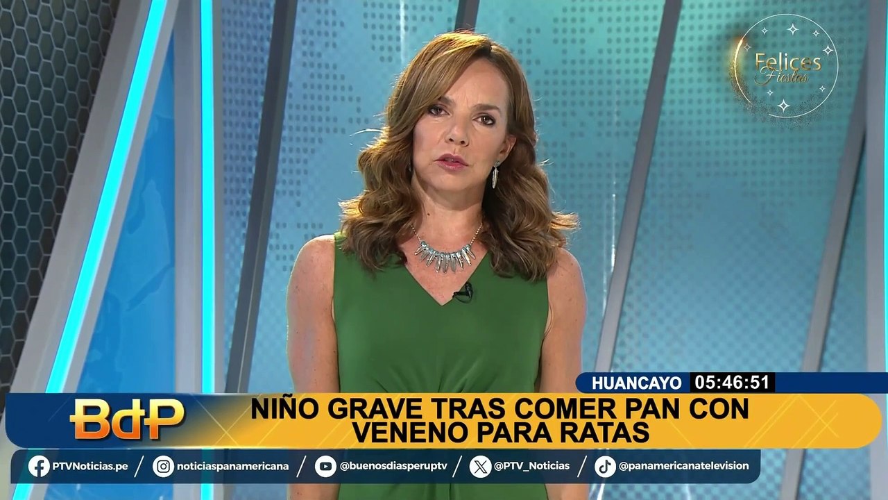 Huancayo: niño de 2 años grave después de ingerir un pan con veneno
