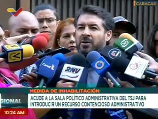 下载视频: Caracas | Rep. del partido Metademocracia Daniel Ceballos solicita habilitación política ante el TSJ