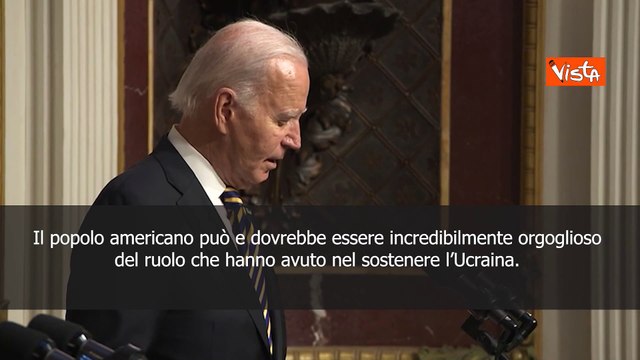 Biden: Continueremo a sostenere l'Ucraina finch? sar? possibile