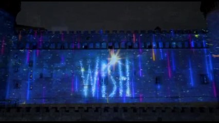 Show di video mapping sul Maschio Angioino per il cartoon Disney "Wish"