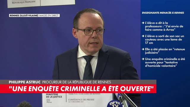 Philippe Astruc : «Je suis à cette heure, dans l’attente du résultat de l’examen psychiatrique en cours, avant de décider de la suite judiciaire à donner à ces faits»
