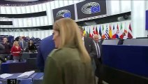 Discusión en el pleno del Parlamento Europeo entre Iratxe García y Antonio López Istúriz