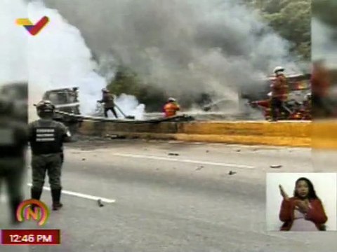 Organismos de seguridad desplegados para brindar atención inmediata en accidente de la GMA