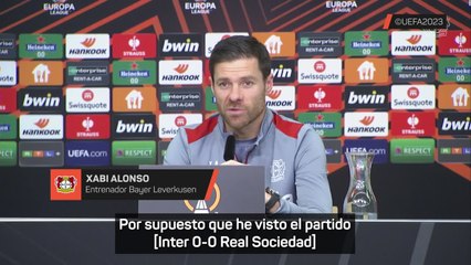 下载视频: Xabi Alonso sorprende hablando sobre el nivel de la Real Sociedad en la Champions League