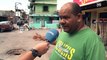 Mototaxista Jandir Ribeiro se queixa de buraco em passagem do Guamá